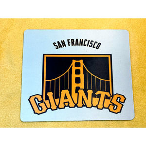 GIANTS BASEBALL HIGH QUALITY MOUSE PAD MAT FOR SCHOOL AND OFFICE